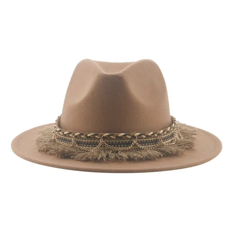 Fedora Hat Wool - Topi Koboi Topi Fedora Topi Pria
