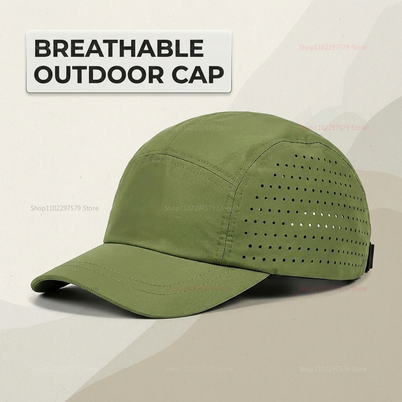Running Cap Lightweight - Topi Bisbol Jaring Cepat Kering untuk
