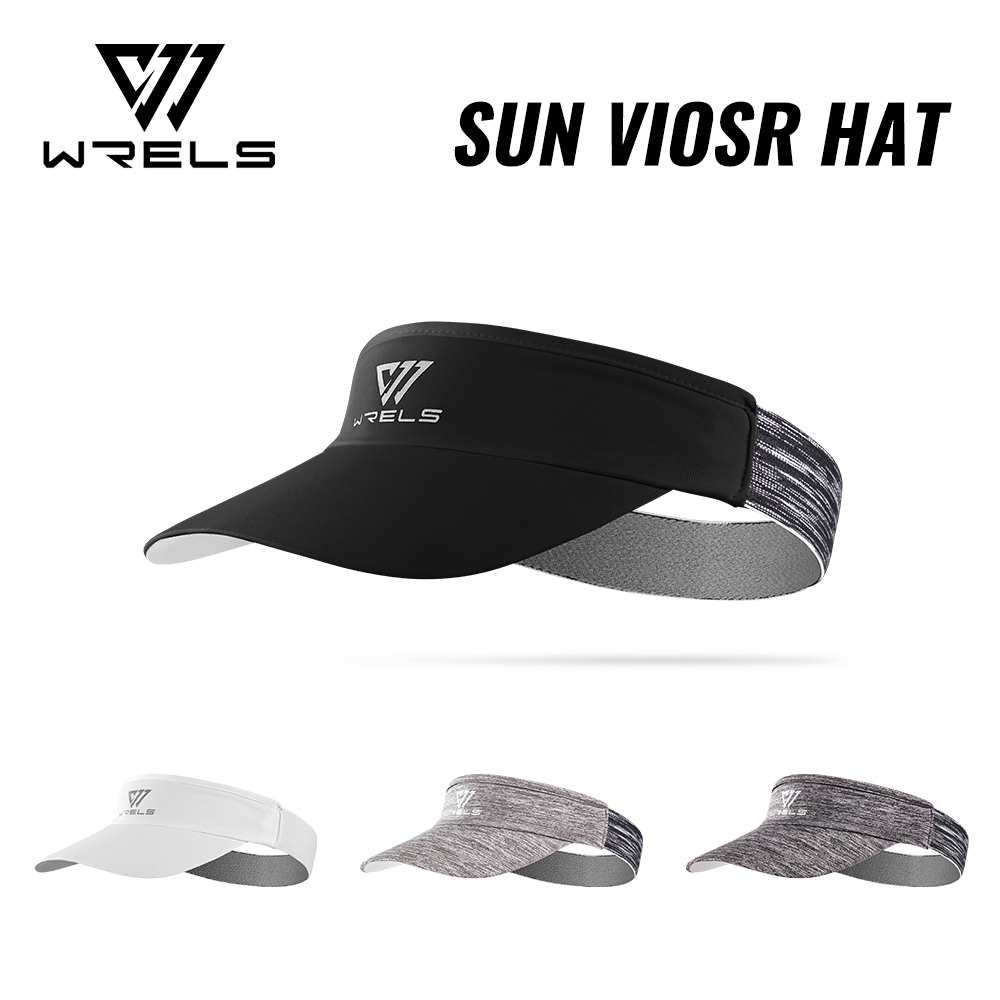 Running Cap Lightweight - Topi Visor Olahraga WRELS, Menyerap Keringat,