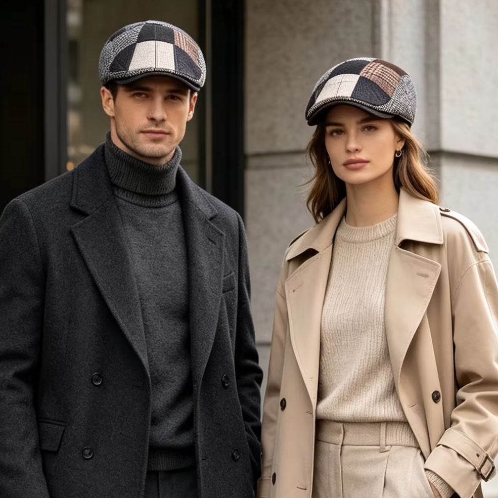 Newsboy Cap Ivy - Topi Tukang Koran Tambal Sulam Pria