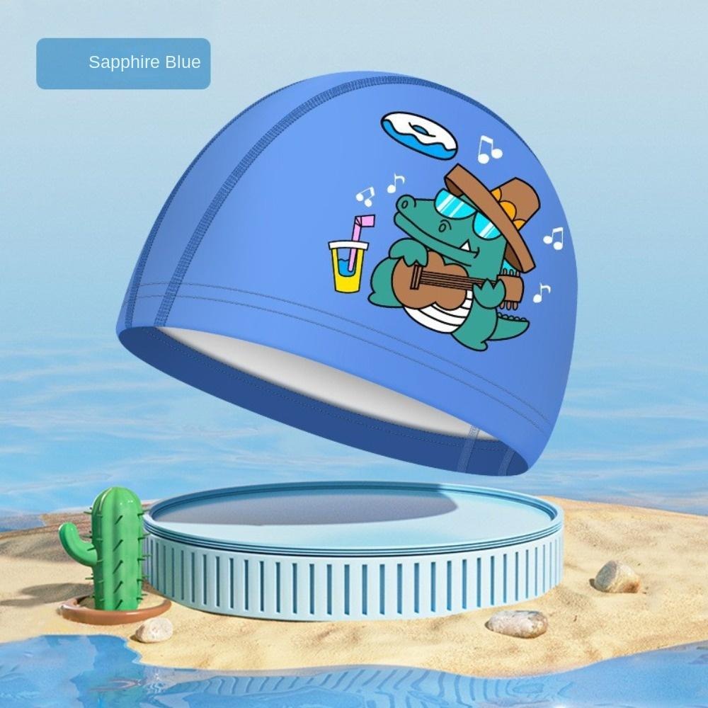 Swim Hat Silicone - Topi Renang Berlapis PU Topi Mandi