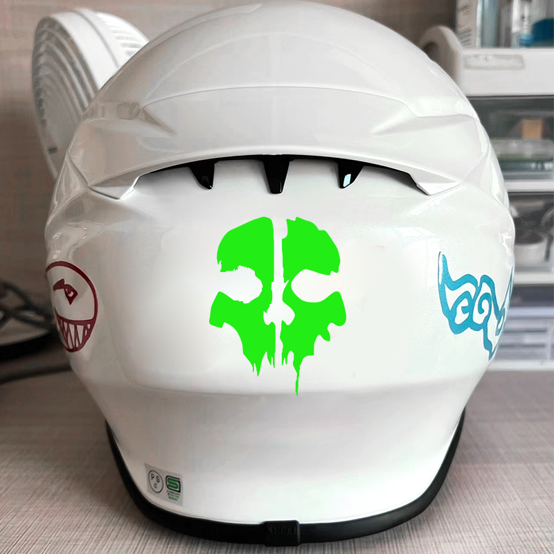 Stiker motor tengkorak warna-w - Skull Cap Helmet Liner ulasan dan harga