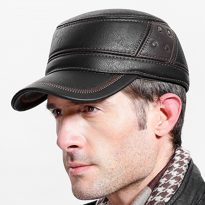 Topi Bisbol Kulit Asli Cowskin - Baseball Cap Structured ulasan dan harga