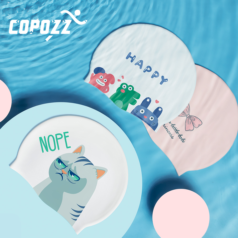 COPOZZ topi renang olahraga AI - Swim Hat Silicone ulasan dan harga