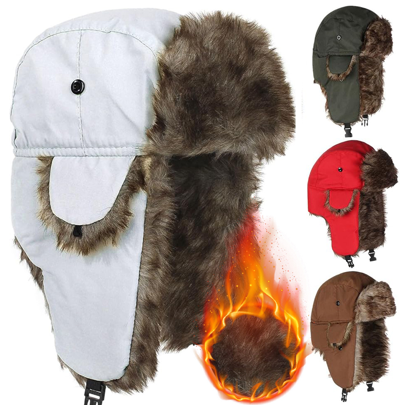 Topi Musim Dingin Pria Model T - Trapper Hat Ear Flap ulasan dan harga