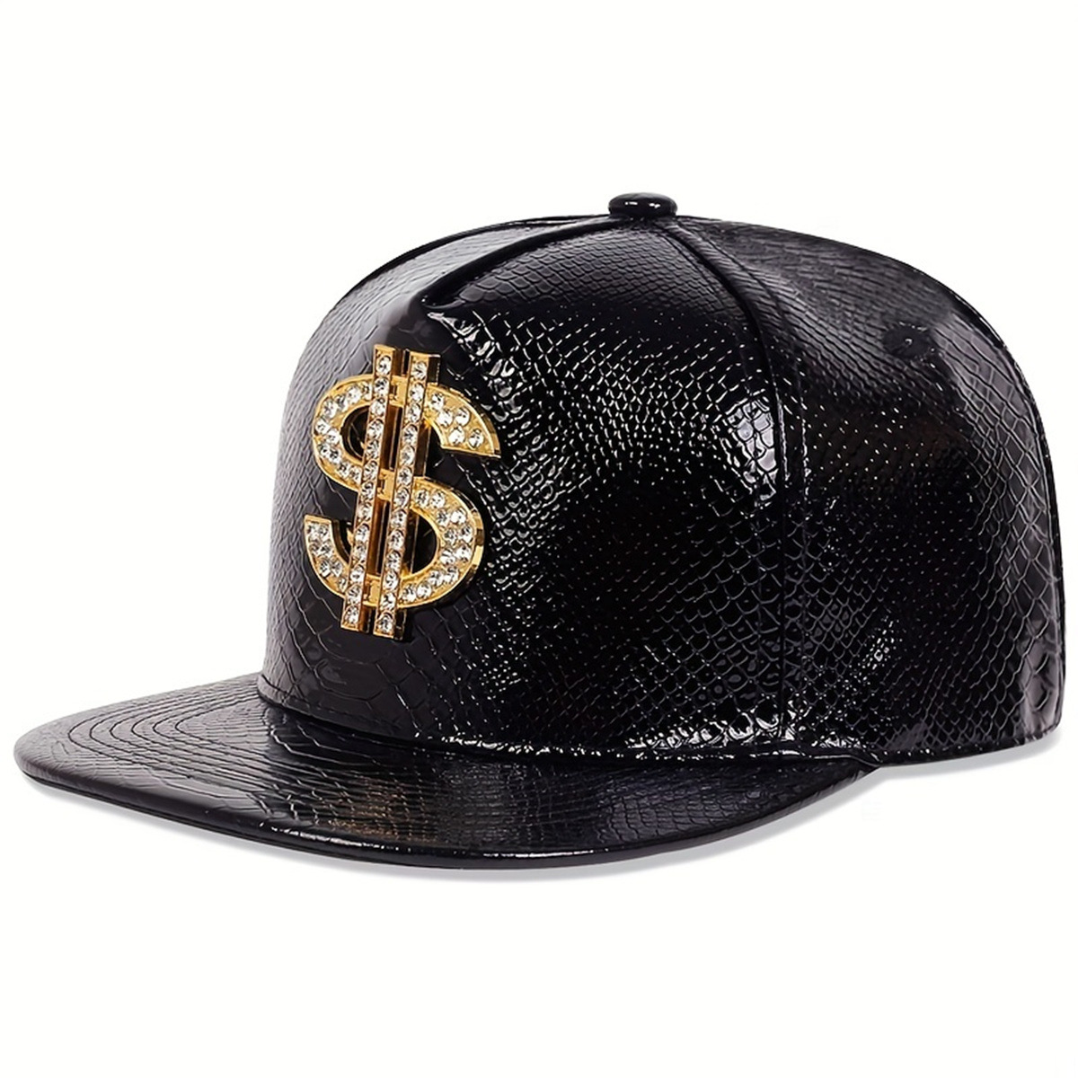 Topi Bisbol Tanda Dolar Metali - Snapback Hat Flat ulasan dan harga