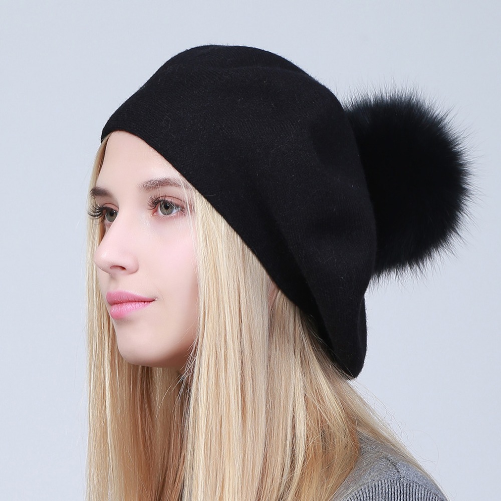 Topi Baret Wanita Geebro Baret - Beret French Wool ulasan dan harga