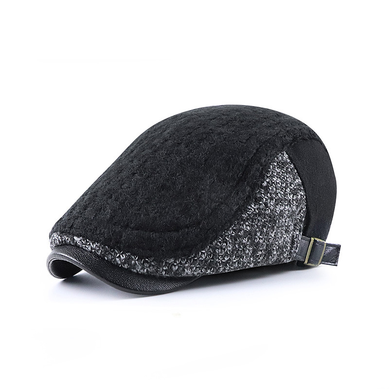 Topi baret rajut pria, tutup k - Snapback Hat Flat ulasan dan harga
